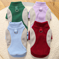 Manteaux de luxe pour chiens et chats, confortables, portables, élégants, à motif uni, taille XS, en polyester écologique, pour l'hiver, le printemps et l'automne