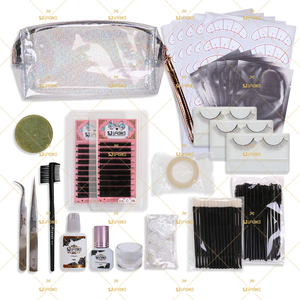 Kit d'extension de cils en soie pour femmes, accessoire de maquillage, avec Logo, idéal pour l'école de beauté - Product Image 3