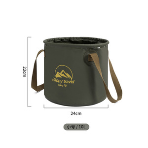 Outdoor Folding Bucket, Portable Travel, Large Capacity Water <b>Storage</b>, Laundry, Vegetable Washing, <b>Camping</b>, Picnic - Product Image 1