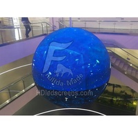 Écran LED flexible d'affichage mené par cercle rond doux incurvé circulaire d'intérieur de P1.8 P2 P2.5