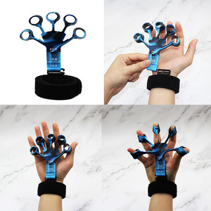 YETFUL grosir baru 5-jari kamuflase pegangan tangan silikon penguat kekuatan jari pelatih pelatih - Product Image 5