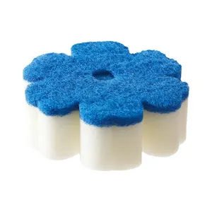 High quality Melamine Sponge With Scouring Pad In different Shapes