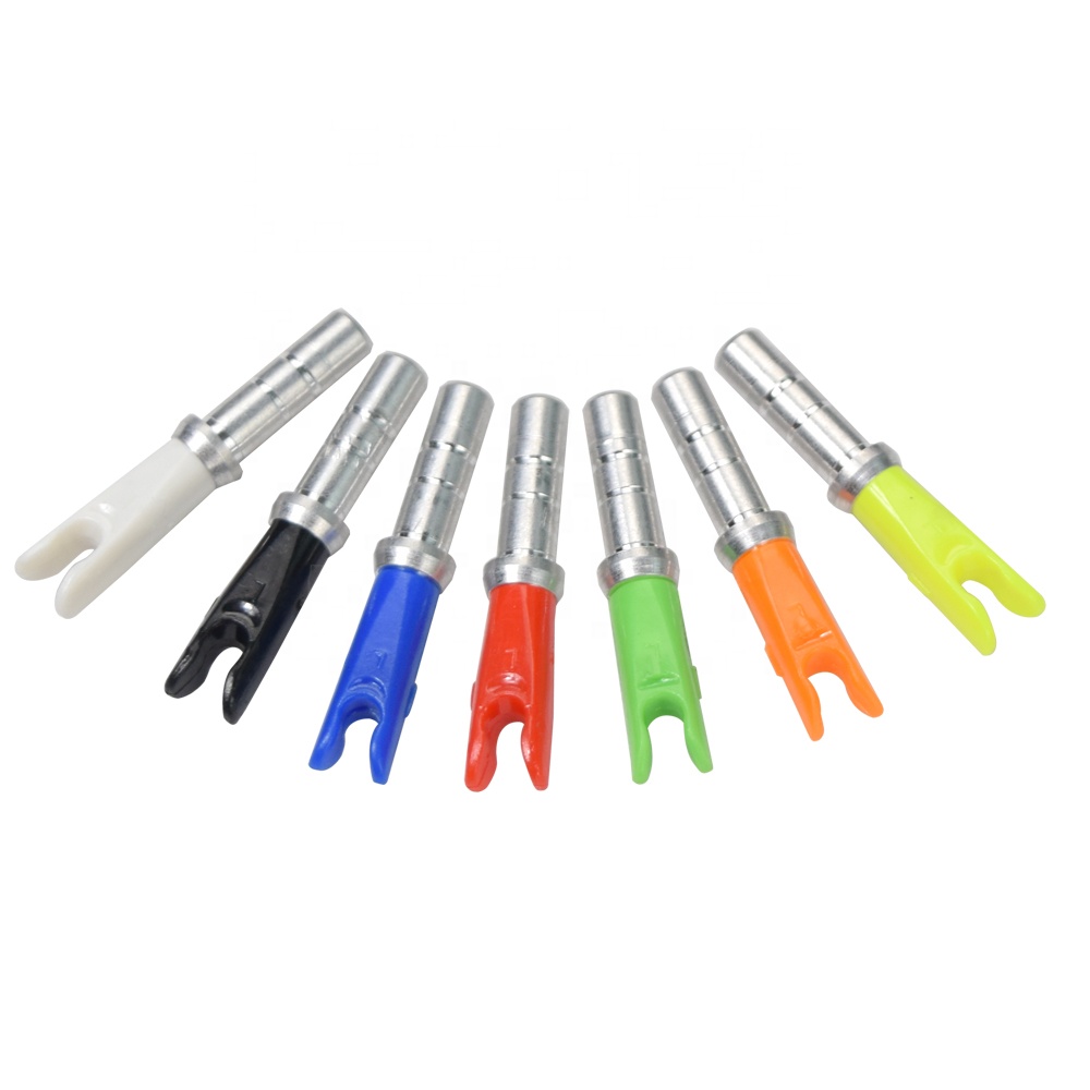 Стрельба из лука Аксессуары для 4,2 мм углеродного стрелка L uminum вставить & P L astic L НОК