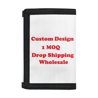 Dompet Lipat Tiga Poliester Kustom Pribadi Motif Bunga Puakenikeni Harga Grosir Murah Dompet Fashion