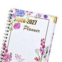Fabricant de carnets charmants, carnet personnalisé mignon à couverture rigide A5 Kawaii avec design floral, service d'impression de livres