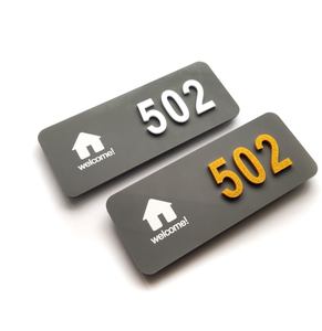 सबसे अच्छी गुणवत्ता और कम कीमत होटल अपार्टमेंट घर रिसेप्शन शौचालय दरवाजा साइनेज - Product Image 1