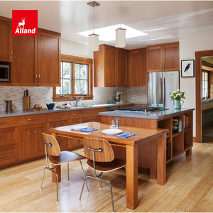 Puertas de Gabinete de Cocina Allad Transition Honey Oak, Soluciones de Almacenamiento Inteligente Magic Corner para Gabinetes de Cocina Chestnut Shaker - Product Image 6