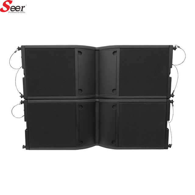 Seer SLA-8C 2-Way Passive Line Array Floor-Standing Sound System with 120W RMS/500W Peak Power 15 Birch Plywood Construction