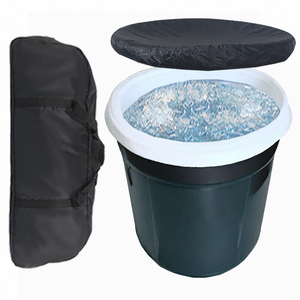 <span class=keywords><strong>Baignoire</strong></span> SPA <span class=keywords><strong>Gonflable</strong></span> en PVC pour Thérapie par Plongée Froide, Kit de Bain de Glace avec Moule, Thermomètre, Sac de Transport, Couvercle, <span class=keywords><strong>Coussin</strong></span> - Product Image 5