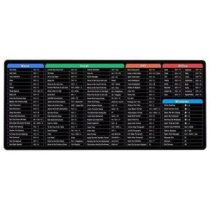 Herstellung großer Gaming-Mauspad Office-<span class=keywords><strong>Software</strong></span> Verknüpfungen Mouse pad mit <span class=keywords><strong>personal</strong></span> isiertem Design <span class=keywords><strong>Computer</strong></span>-Schreibtisch matte - Product Image 1