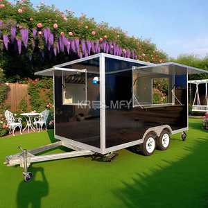 Remorque de cuisine mobile carrée de style américain, entièrement équipée, avec service personnalisé - Product Image 2