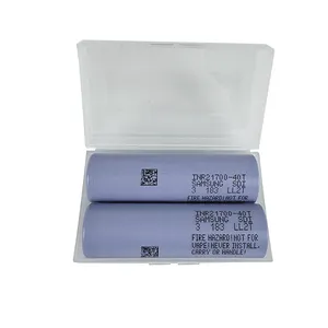 Genuine INR21700 35A 3.7V Li ion cell lithium battery original 3.6v INR21700-40T 21700 4000mah max 45A 21700 battery 40T