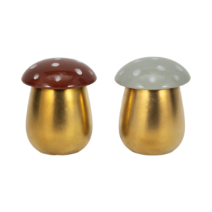 Candele profumate a forma di fungo con coperchio per uso interno ed esterno, set di candele votive fantasiose - Product Image 5