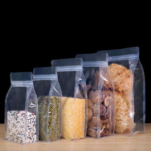 Bolsa <span class=keywords><strong>de</strong></span> Café Transparente Personalizada con Ocho Lados Sellados, <span class=keywords><strong>Bolsas</strong></span> Planas con Fondo, Bolsa Transparente con Base para Alimentos - Product Image 6