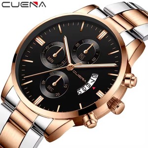 Cuena 845 845L Men Quartz Analog Wrist Watch Luxury Man Wristwatch Fashion Business Waterproof Watches for <strong>Male</strong> <strong>Valentines</strong> <strong>Gift</strong> - Product Image 1