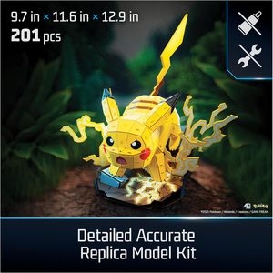 Kit de modèle en papier 3D Pokémon <span class=keywords><strong>Pikachu</strong></span> 4D Build, 20 pièces, cadeau, 12 ans et plus, fabriqué en Chine - Product Image 2