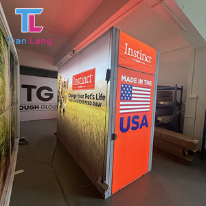 Customizable <b>10x10</b> Portable Exhibition Booth Aluminum <b>Frame</b> and Tension Fabric for Trade Show Display for Expos - Product Image 1