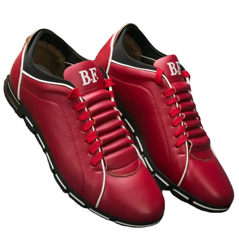 Very Popular Size 48 Shoes For Men New Design Casual Leather Breathable Lace Up Sports Shoes Red Chief Leather Shoes For Men