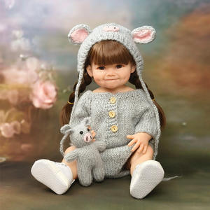 <span class=keywords><strong>Muñeca</strong></span> Matryoshka Sonriente Reborn, Juguete de PVC Plástico, Modelo Realista, Resistente al Agua, Juguete de Baño, Regalo Perfecto para Niñas - Product Image 1