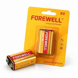 Batterie al Zinco-Carbone FOREWELL TCBEST 6F22 <span class=keywords><strong>9V</strong></span> per Utensili Elettrici, Elettronica di Consumo, Giocattoli, Telecomandi - Lunga Durata, Anti-Perdita di Carica - Product Image 2
