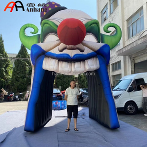Arche gonflable géante en forme de tête de clown maléfique pour Halloween, fête à thème d'horreur, événement de <span class=keywords><strong>cirque</strong></span>, affichage publicitaire - Product Image 1