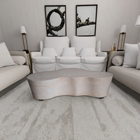 Table basse en marbre style moderne 2025 – Prix de gros – Noir – Durable – Pour entrée – Nouveau design – Décoration intérieure Vietnam