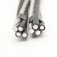 Alta calidad de dúplex/triplex/cuádruplex servicio Drop ABC Cable especificación #6, #4, #2, #1/0, #2/0, #3/0, #4/0 AWG lista de precios