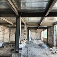 Bâtiment d'atelier préfabriqué en structure métallique à grande portée et haute résistance pour usine d'équipements lourds