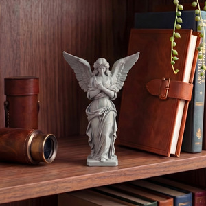 Estatua de Ángel Guardián de Tamaño Real, Escultura Conmemorativa para Jardín Exterior, Figura Decorativa Religiosa, Adorno para Patio y Hogar - Product Image 5