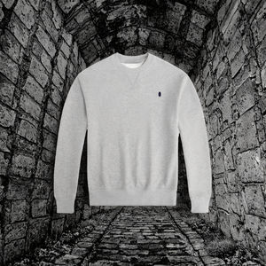 Vente en gros de hauts décontractés pour hommes en coton 100% avec logo brodé 3D personnalisé, coupe ample, doublure en polaire, col rond, manches longues, automne - Product Image 3