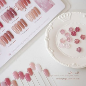 Rabia – Kit de vernis à ongles gel nude translucide 18 couleurs, semi-permanent UV/LED, rose nude, <span class=keywords><strong>marron</strong></span> nude, pour nail art - Product Image 5
