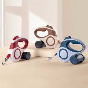 สายจูงสุนัขแบบยืดหดได้อัตโนมัติ สำหรับสุนัขขนาดเล็กและขนาดกลาง พร้อมไฟส่องสว่าง - Product Image 1