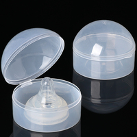 YUZMEI Étui à sucette personnalisé, petite boîte de rangement pour tétine de bébé, étui pour sucette Mam, étui de voyage personnalisé pour 2 sucettes