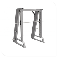 Machine Smith Commerciale Professionnelle à Charge Sélective, Rack à Barres à Poids, Équipement de Musculation pour Salle de Sport