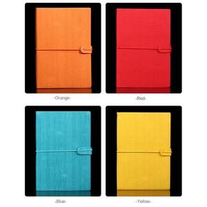 สมุดโน้ต<span class=keywords><strong>หนัง</strong></span> PU ขายส่ง ดีไซน์สร้างสรรค์ ขนาด A5 สำหรับธุรกิจ นักเรียน ประชุม สมุดจดบันทึก เย็บกาวไร้รอยต่อ ปรับแต่งโลโก้ สไตล์เรโทร - Product Image 5