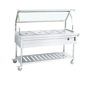 Electric Heavy-Duty 304 Stainless Steel Commercial Bain Marie Soup <b>Warmers</b> Temperature Control Large Capacity <b>Buffet</b> Heater - Product Image 5