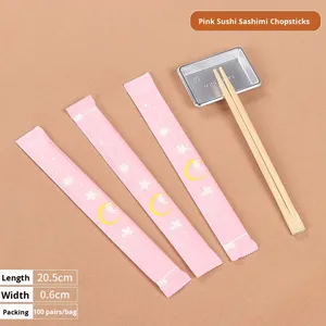 Palillos Desechables de Bambú Natural Estilo Japonés Newell, Envasados Individualmente, Hechos en China Continental, para <span class=keywords><strong>Sushi</strong></span> - Product Image 4