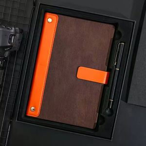 Cuaderno/Diario/Planificador de Cuero PU Cosido con Marcapáginas y Cierre Magnético, Producto Nuevo y Novedoso - Product Image 2
