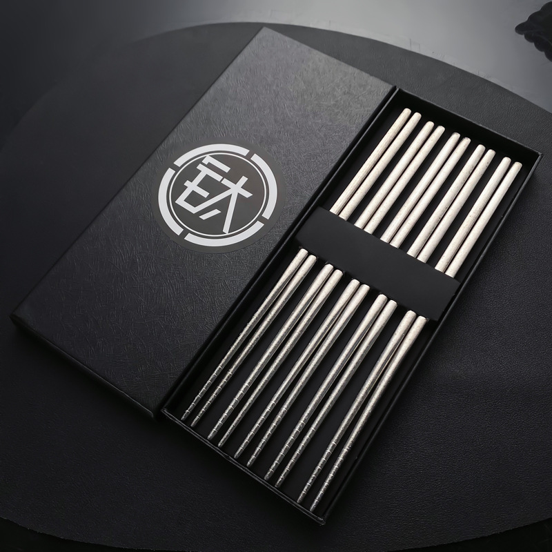 Cristal de glace argenté de 6,5 mm [ensemble de 5 paires dans un coffret cadeau noir]