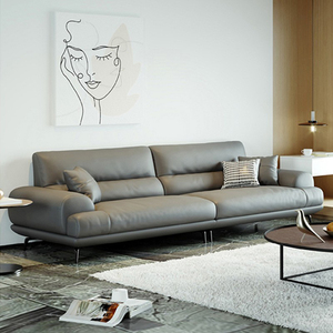 Sofá de Oficina Simple y Moderno de Cuero para Recepción, Sala de Espera, Área de Recepción, Negociación - Product Image 3