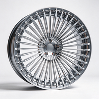 Jantes en alliage monobloc multi-rayons de 18, 19, 20, 21, 22 pouces, noires, forgées, 5x112, 5x130, 5x120, 5x112, 5x114.3 pour Ford Cadillac ATS