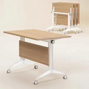לוח עץ פורניר למינציה מלמין להפיל ריהוט משרדי מתקפל שולחן אימונים