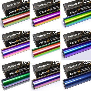 <span class=keywords><strong>Film</strong></span> de protection de peinture automobile auto-cicatrisant ColorXP Chameleon PPF TPU Vert Rouge Or pour covering automobile - Product Image 1