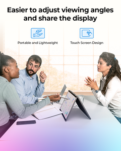 Ba Màn Hình Màn Hình <span class=keywords><strong>15</strong></span>.6Inch Xách Tay Máy Tính Xách Tay Với Ips Bảng Điều Chỉnh Loại C Giao Diện & Có Thể Gập Lại Kép Màn Hình LED Cho Kinh Doanh & Chơi Game - Product Image 3