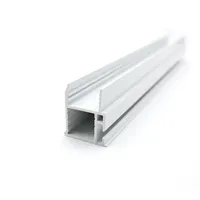 Profil en plastique UPVC Profil de fabrication d'extrusion de PVC pour cadre de porte en verre de réfrigérateur