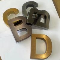 Lettres en acier inoxydable 3D OEM DakeSign, logo d'entreprise, décoration de bâtiments, hôpitaux, voitures, couleur personnalisable, panneau IP65