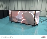 Cabine DJ pliable à LED, haute luminosité, façade de table, écran vidéo, cabine DJ pour boîte de nuit, scène, club de musique, événements
