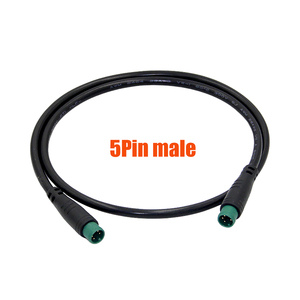 Câble d'extension M8 5 broches 60 cm, connecteur circulaire, assemblage de fil en caoutchouc PVC pour connexion de pièces de vélo électrique - Product Image 3