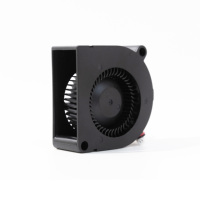 Ventilateur soufflant CC sans balais étanche IP68/IP67 haute pression statique, petit modèle 5020 (50x50x20mm), 5C 12V 24V, 2-4 pouces, en plastique, ODM OEM