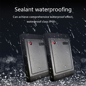 Pembaca kartu RFID kedap air 125KHz, pembaca kontrol akses kedekatan ABS dengan Wiegand 26/34bits untuk sistem RFID - Product Image 3